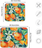 Tarity Watercolor Orange Dish Drying Mat - Image 3