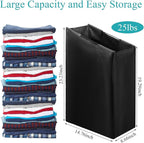 3 Pcs Black Hypotenuse Laundry Sorter Replacement Bags Hamper Cart Removable - Image 3