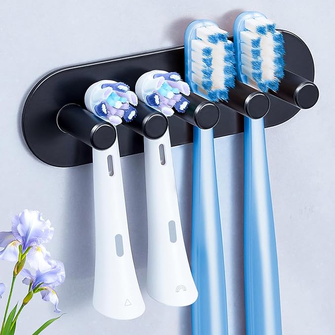 Electric Toothbrush Head Holder, Toothbrush Holders Wall Mounted, Adhesive by WelcometotheYAYINLI