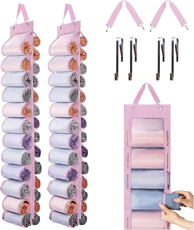 Legging Organizer Storage, Foldable Hanging Closet Organizer Storage by DHSFKBE