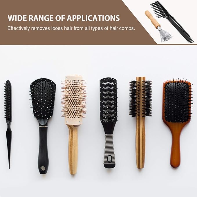 2 Pieces Hair Brush Cleaning Tools - Image 7