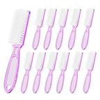 12 Pcs Handle Grip Cleaning Brushes, Hand Fingernail Nail Scrub Manicure Brush by SQULIGT