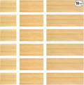 18 Pack Bamboo Drawer Dividers Inserts 3 Sizes Adjustable by Unknown