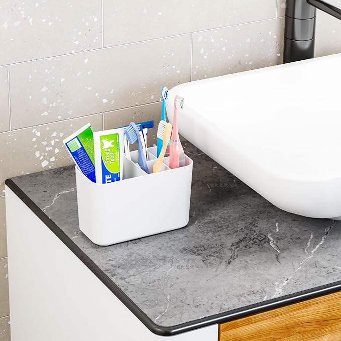 Electric Toothbrush Holder for Bathroom Countertop and Wall Mounted - Image 2