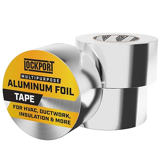 Lockport Aluminum Foil Tape 2" x225 ft by Lockport