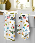 Flour Sack Kitchen Towels Set of 2-18x26 Cotton Dish Towels - Image 2