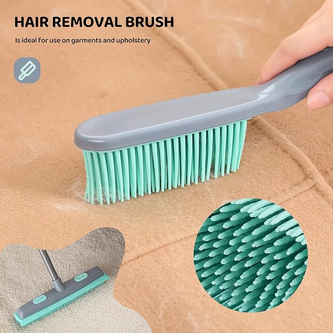 Conliwell Rubber Broom Carpet Rake - Image 3