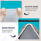Seiritex Small Ironing Board Cover 13 x 37 inch, Fits Over The Door Ironing - Image 7