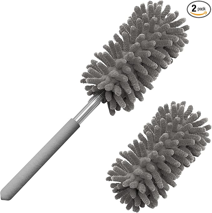 Microfiber Duster for Cleaning, Tukuos Hand Washable Dusters by Tukuos