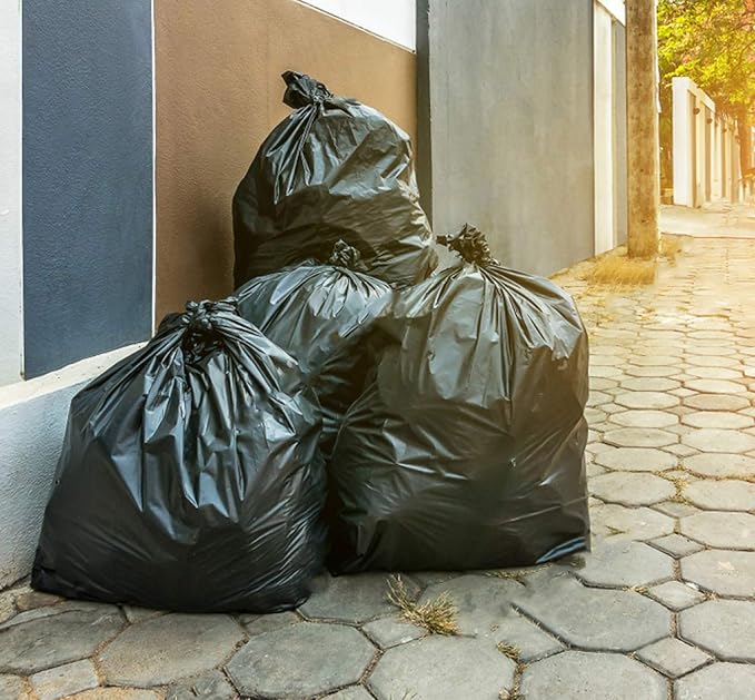 Tasker 55 Gallon Trash Bags | Value 50 Trash Bags w/Ties | Extra Large - Image 9