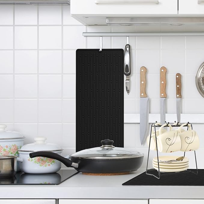 Dish Drying Mats, Heat-resistant Silicone Mat - Image 7
