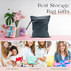 Waterproof Wet Bag for Swimsuit, Travel Beach Wet Dry Bag, Hidden Zipper - Image 6
