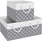 Fab totes Storage Bins, Foldable Storage Baskets by Fabtotes