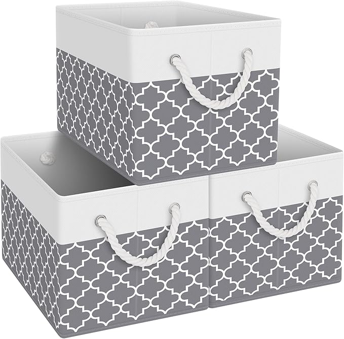 Fab totes Storage Bins, Foldable Storage Baskets by Fabtotes