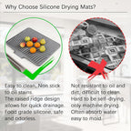 Silicone Drying Mat, Heat-Resistant, Eco-friendly, Hygienic Drying Pad - Image 5