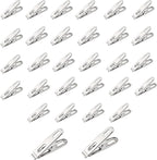 30PCS Windproof Fixed Spring Clips Set 2 Inch Stainless Steel Clothes Peg Metal by Unknown