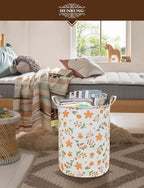 HUNRUNG Laundry Hamper, Large Canvas Fabric Lightweight Storage Basket Toy - Image 7