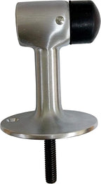 QCAA Solid Brass Door Stop, Satin Chrome, 1 Pack - Image 7