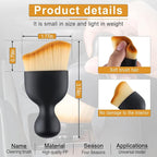 GaRhomxy Car Detailing Brushes, Car Interior Dust Sweeping Soft Brush, Soft - Image 2