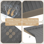 Sink Edge Protector with Suction Cup, Silicone Sink Splash Guard - Image 5