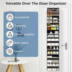 Over The Door Organizer, 8 Shelf Door Hanging Organizers - Image 9