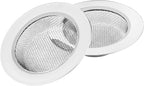 2PCS Kitchen Sink Strainer-Stainless Steel Mesh Drain Strainer, Large Wide Rim - Image 8