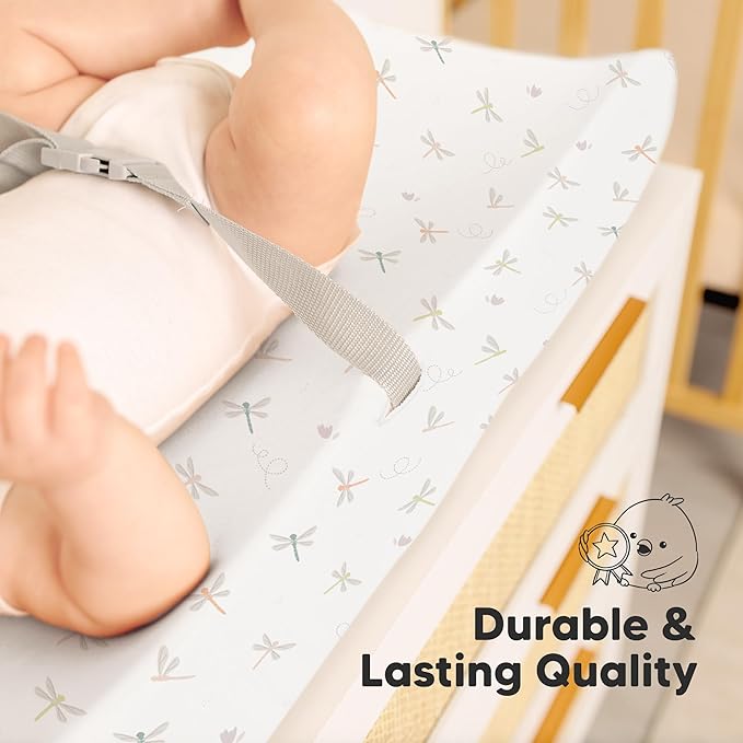 2-Pack Baby Changing Pad Cover for Girl, Boy - Image 7