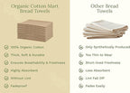 Organic Cotton Beige Flour Sack Towels - Image 6