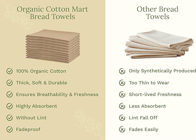 Organic Cotton Beige Flour Sack Towels - Image 6