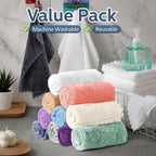 Newwiee 100 Pcs Washcloths Bulk Quick Drying Bathroom Wash Clothes 12 x 12 Inch - Image 6