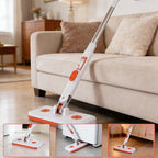 Snap Grip Mini Mop Set, Lazy Mop Automatic Gripping, Convenient Cloth Changing - Image 2