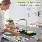 15 Inch Silicone Faucet Mat for Kitchen Sink Splash Guard – 2025 Upgraded - Image 7