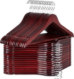 StorageWorks Wooden Hangers 30 Pack, Wood Coat Hangers by StorageWorks