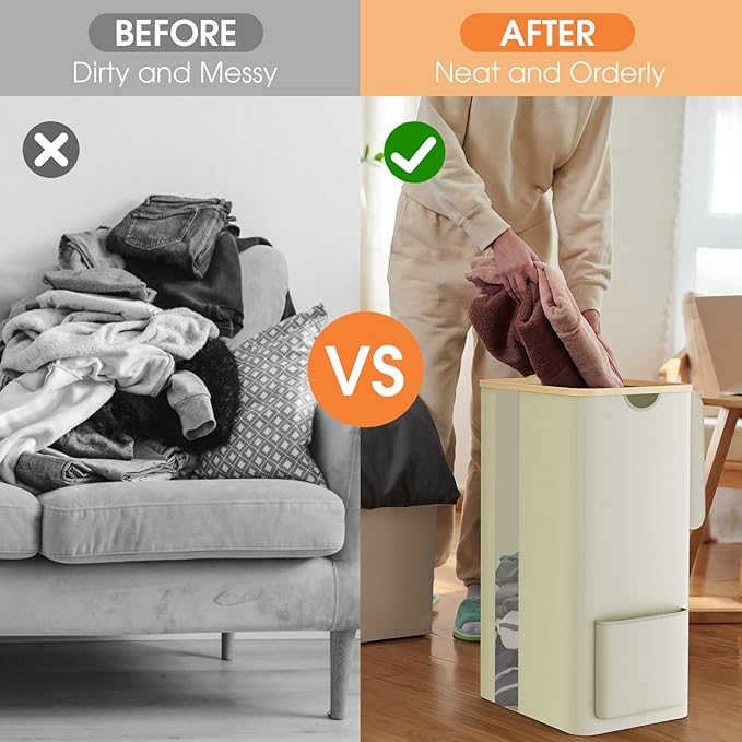 Laundry Basket Clothes Hamper - Image 3