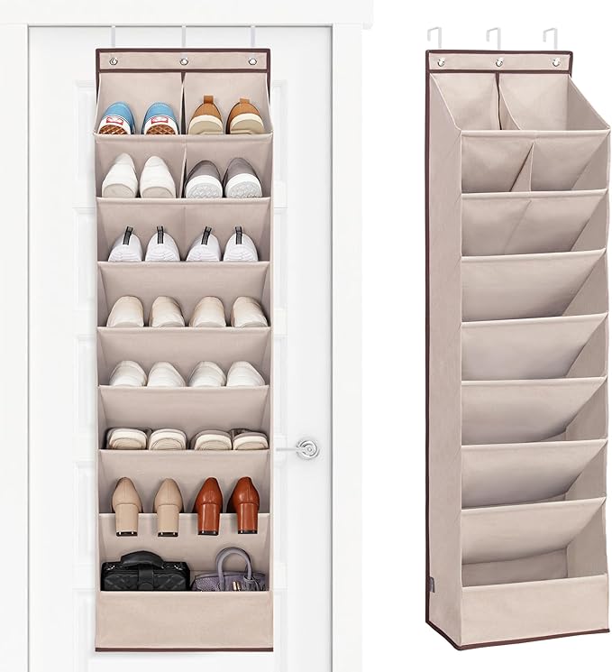 STORAGE MANIAC Over the Door Shoe Organizer Heavy-Duty Large Deep Pocket by STORAGEMANIAC