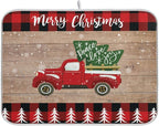 Christmas Dish Drying Mat 18 x 24 Inch by Sweetshow