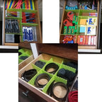 8pcs DIY Plastic Drawer Organizer Adjustable Drawer Dividers - Image 7