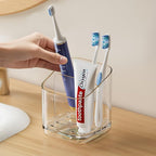 Toothbrush Holders for Bathrooms, 3 Slots Detachable Toothbrush Holder Wall by VNYIFAN