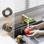 15.7 Inch Stone Faucet Mat for Kitchen Sink Splash Guard, Diatomite Sink - Image 4