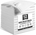Microfiber Cleaning Cloth, 12 Pack Lint-Free and Highly Absorbent Rags by Unknown