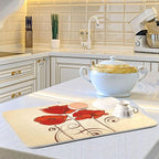 senya Super Absorbent Dish Drying Mat, Microfiber Fast-Drying Dish Mat - Image 6