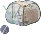 Collapsible Laundry Basket, 90L Foldable Pop-up Laundry Hamper by HEDONLEE