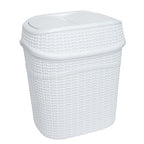 Bath Bliss Sailor Knot Swing Top Waste Bin | Dimensions: 11.22" x 8.27" x 12.6" by BathBliss