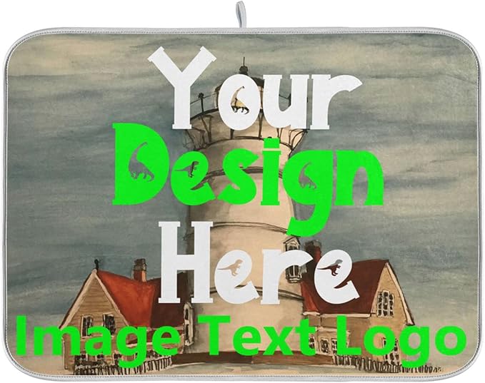 Custom Personalized Dish Drying Mat by BEEPLUS