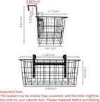 MaraFansie Basket with Hook, Grid Storage Basket, Over the Cabinet Door - Image 5