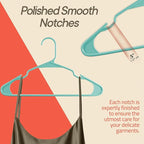 Plastic Clothes Hangers – Heavy Duty Hanger Set, - Image 6