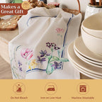 Maison d' Hermine Kitchen Towels Set of 3 100% Cotton 27.50" x 20" Reusable - Image 5