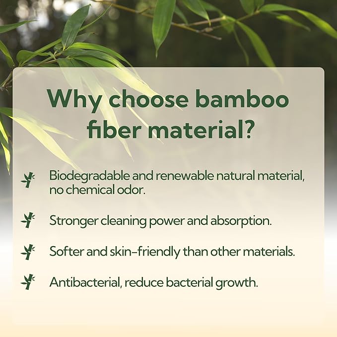GRANNY SAYS Disposable Face Towels, Bamboo Viscose Face Towelettes Disposable - Image 6