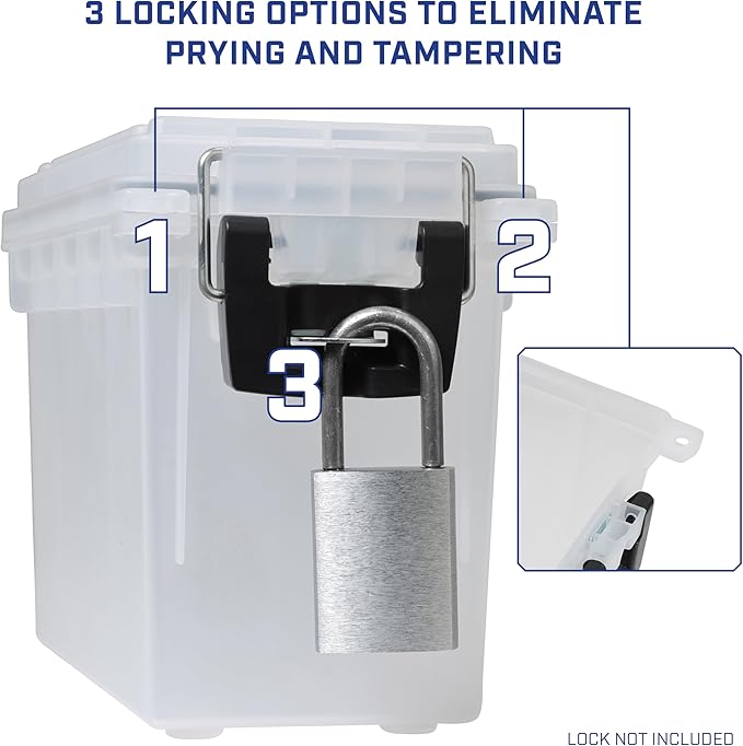 Sheffield 12793 2-Pack Ammo Storage Box, Stackable .30 Cal Field Boxes - Image 5