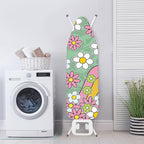 Daisy Stripe Ironing Board Cover Resist Scorching Table Top Ironing Board Cover - Image 4